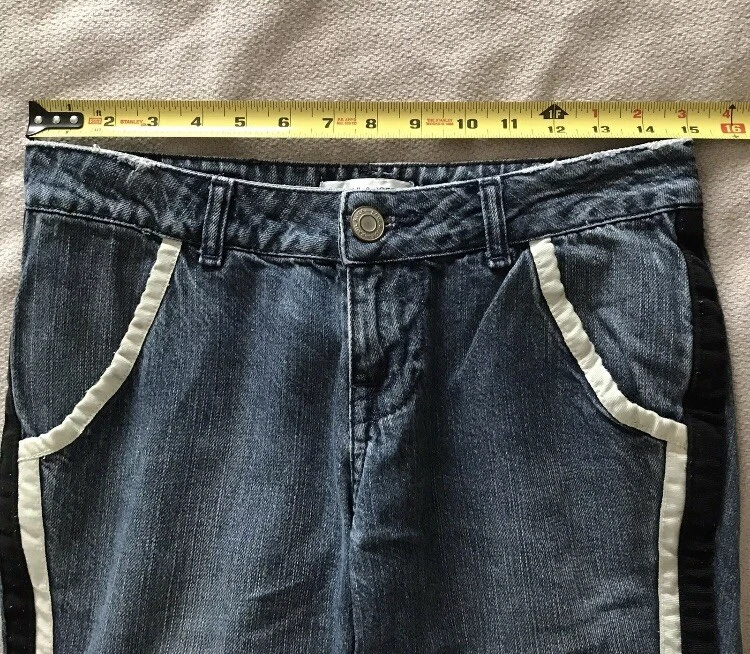 Женские прямые узкие джинсы Paul & Joe в полоску для смокинга размер 5 - Изображение 4 из 4