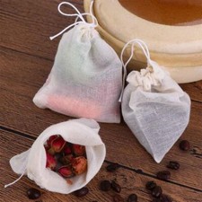 10/30/50Pcs Bags Unbleached Natural Muslin Bag Drawstring Bags Sachet Bag