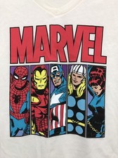 Camisa Top Marvel Comics Spider-Man Iron Man Capitán América Thor Talla L (11-13)