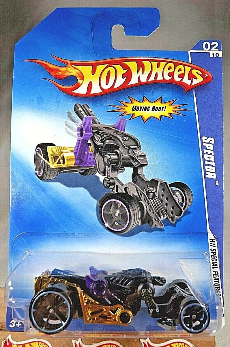 2009 Hot Wheels #88 HW Special Features 2/10 SPECTOR Black 2009 Hot Wheels #88 HW Special Features 2/10 SPECTOR Black