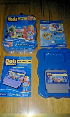 VTECH VSMILE BOBS BUSY DAY BOB DER BAUMEISTER SPIELWAGEN-BILDUNG-TASCHE-MIB