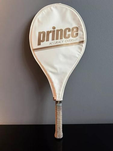 Raqueta de tenis Prince Accuracy de gran tamaño No. Cubierta retro vintage 2, 4 1/4 - Imagen 2 de 10