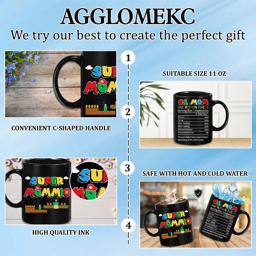 AGGLOMEKC Mom Gifts - Gift for Mama- Mommio Mug - Mom Mug - Mother Cup from D... - Picture 5 of 6