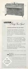 1949 Lester Betsy Ross Spinet Piano PRINT AD Musical Perfection for Your Home