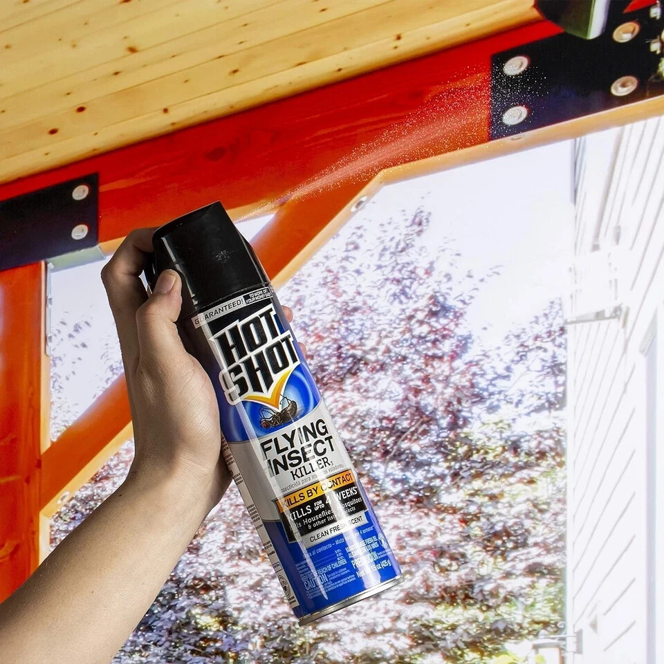 Tap and Hold to Zoom 18.75 oz. Flying Insect Killer Aerosol Spray Clean Fresh Sc