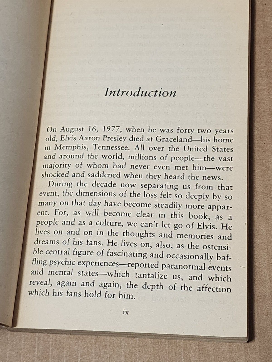 Elvis after Life by Raymond A. Moody Jr. MD Unusual Psychic 1989