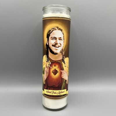 Saint Post Malone Celebrity  Music Prayer Devotional Candle Pop Art