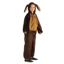 Hasen Kostüm Mümmelmann für Kinder Gr. 128-140 braun Tier Fasching