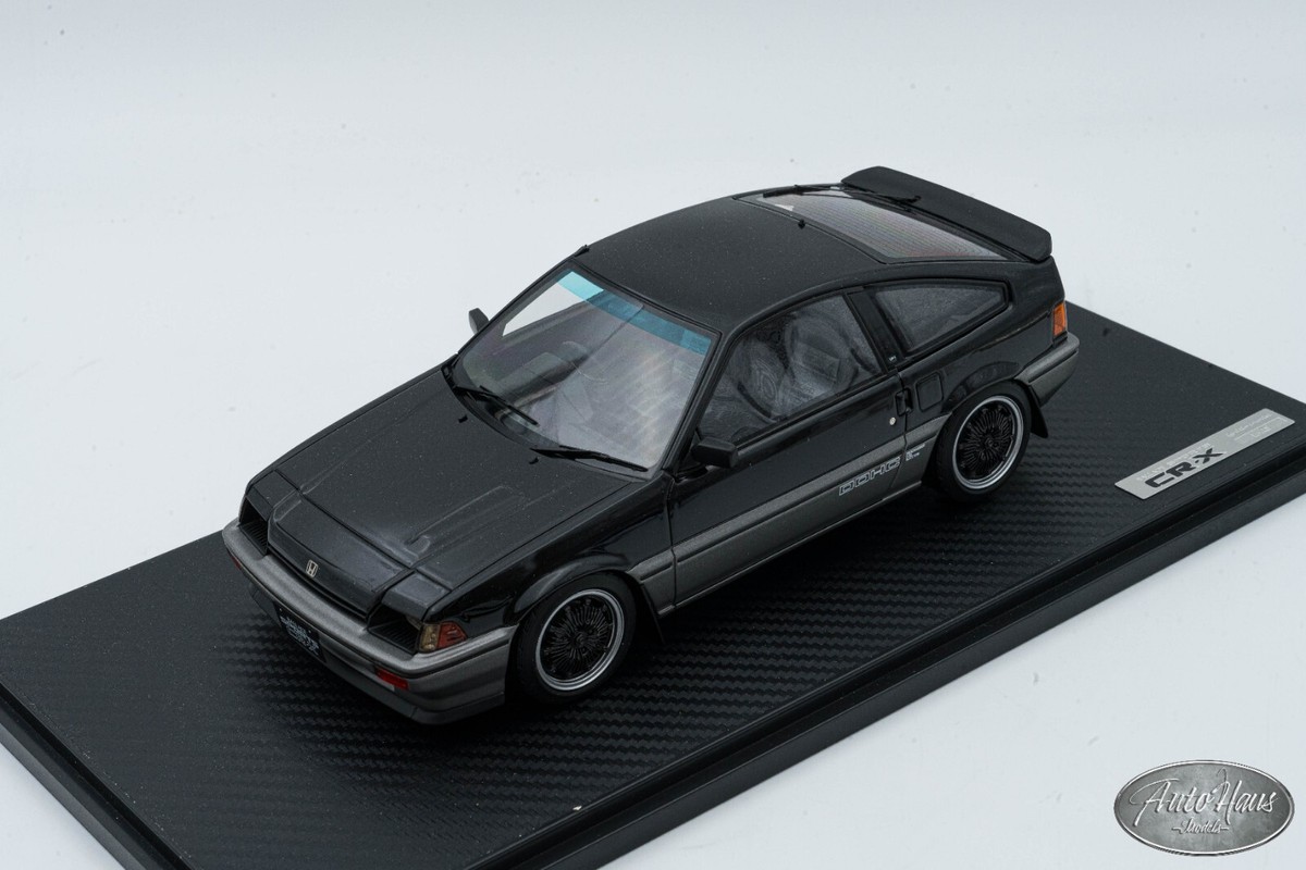 1/18 Ignition Model Honda CR-X Si BALLADE SPORTS (E-AS) Black