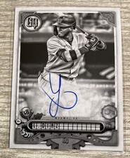 2022 Topps Gypsy Queen LEWIN DIAZ Black and White Auto /50 O
