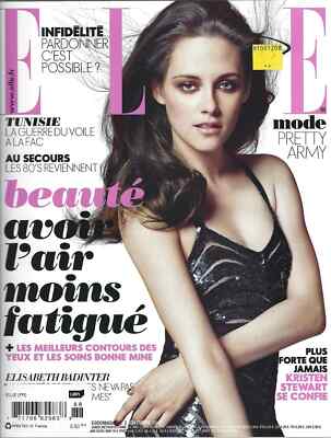 KRISTEN STEWART TWILIGHT ELLE MAGAZINE FRANCE 11/2/2012