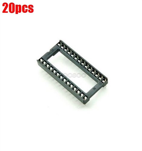 20Pcs 8 Pin Dip Ic Sockets Adaptor Wide Type mz | eBay
