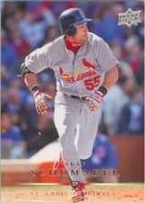 Skip Schumaker 2008 Upper Deck #654 St. Louis Cardinals Miami Marlins Manager