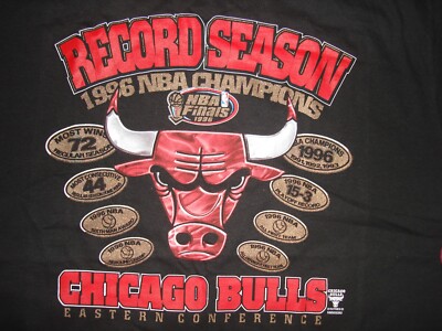 1996年 NBA CHICAGOBULLS NBAFINALS　Tシャツ Vintage NBA (Artex) - Chicago Bulls Finals Champs Single