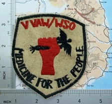 patch , wso , Vietnam Veteran Against The War , medicine for the people , t7-929