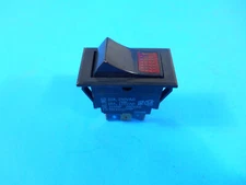 Carling 0904R DPDT Illuminated Rocker Switch 10A 250VAC