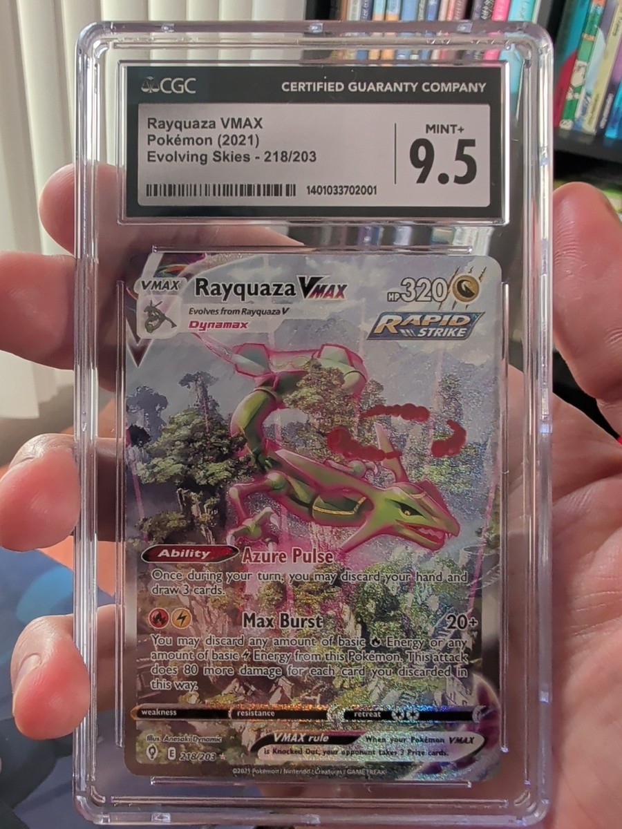 Rayquaza VMAX 218/203 Evolving Skies Holo CGC 9.5 Alternate Art | eBay
