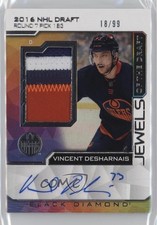 2023 Black Diamond Jewels of the Draft 18/99 Vincent Desharnais #JD-VD Auto 1q2