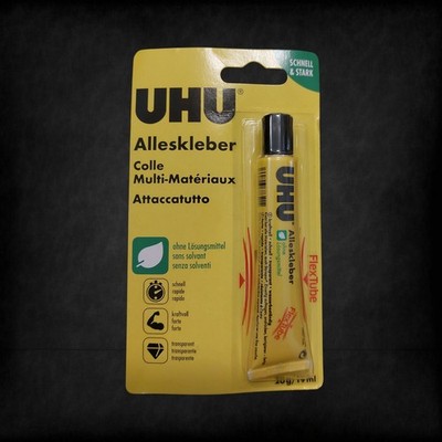 UHU Alleskleber ohne Lösungsmittel Kraftvoll Schnell Transparent Wasserbesändig