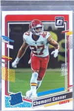 2023 Donruss Optic Chamarri Conner RC #255 Chiefs