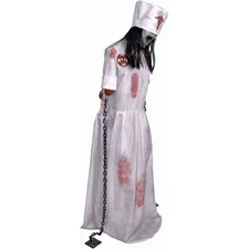 Halloween Decoration Premium Life-Size Animatronic Nurse