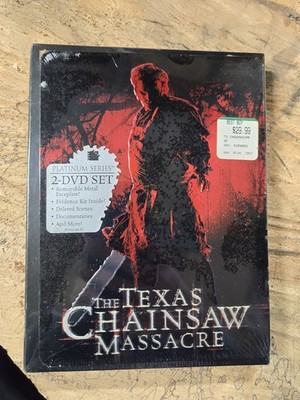 New Texas Chainsaw Massacre Platinum Edition 2 Disc With Extras Dvd