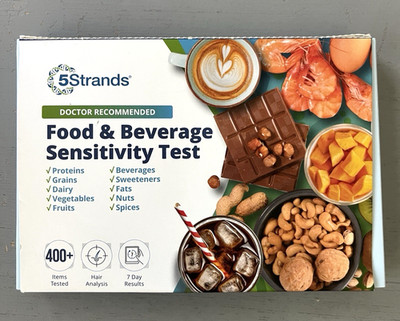NEW 5Strands Food & Beverage Sensitivity Test 400+ 7 Day Result Hair Analysis