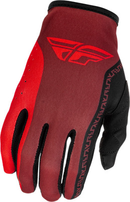 FLY Racing 2026 Youth Lite Offroad Riding Gloves Black/Red