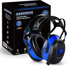 Hearing Protection with Bluetooth FM Radio Earmuffs NRR 29dB Hearing Protecti...