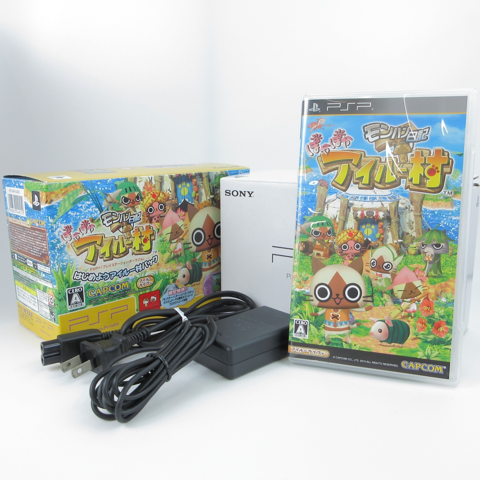 【Near Mint】Sony PSP-3000 Monster Hunter Ailou Console No Battery Japanese Ver #N