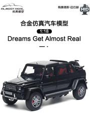 Almost Real 1:18 Mercedes-Maybach G650 Landaulet Diecast Model Black