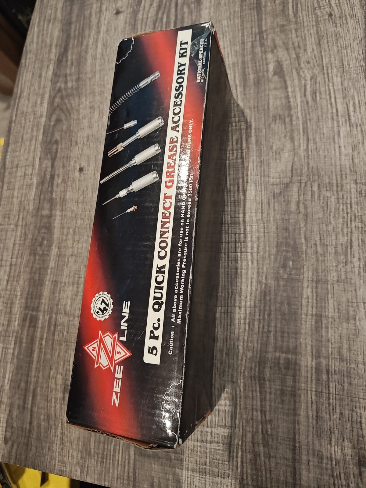 Zee Line tools 5 piece quick connect grease gun fittings Accessory kit Model 660