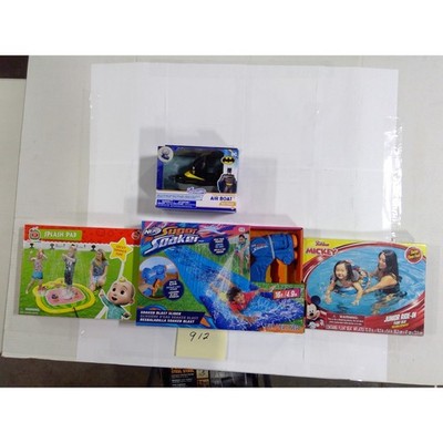 Nerf Super Soaker Slider Cocomelon Splash Pad Mickey Float Batman Boat Bundle
