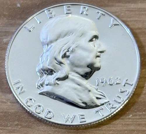1962 Franklin Half Dollar (Nice Bell Lines) 90% Silver Uncirculated