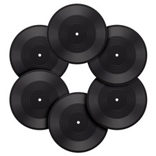 6PCS 12 Inch Blank Vinyl Records, Fake Record Vintage Decoration, Faux Blank ...