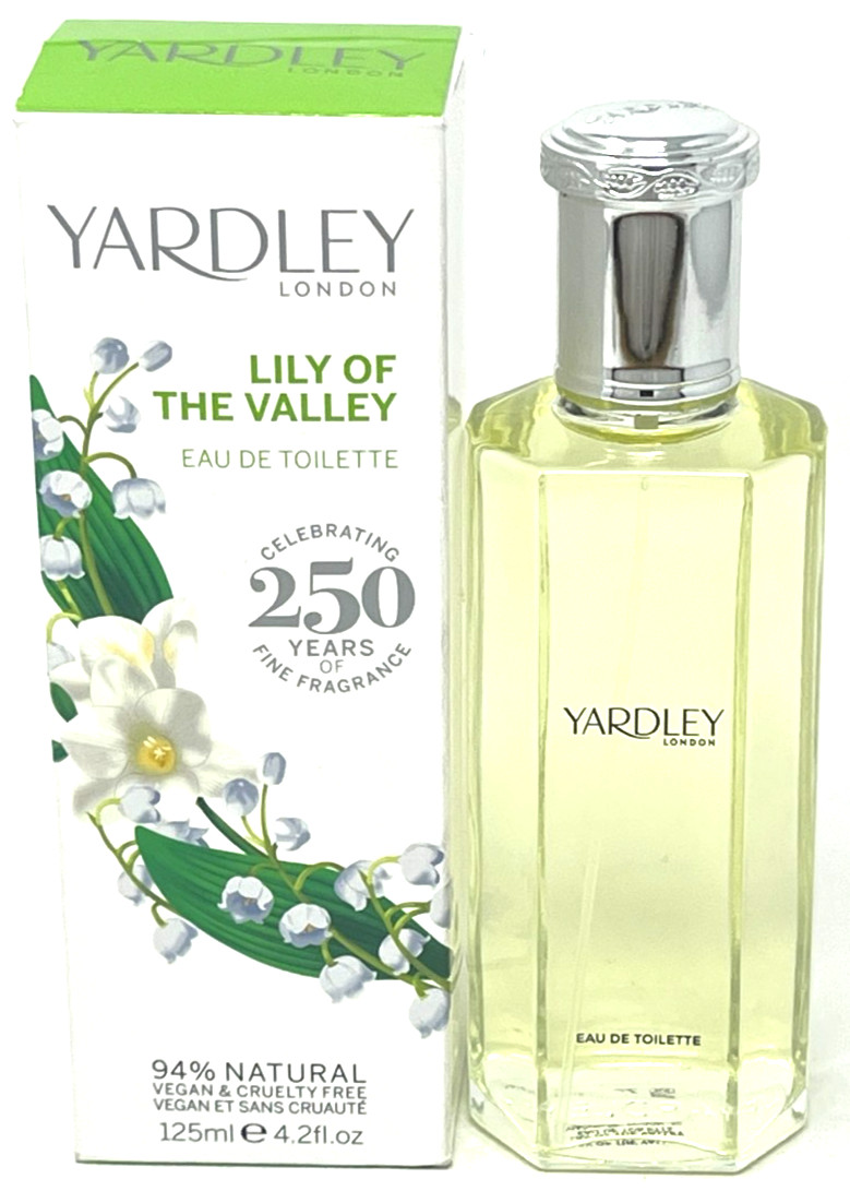 Yardley London Lily Of The Valley Eau De Toilette New In Box 4.2 fl oz Each