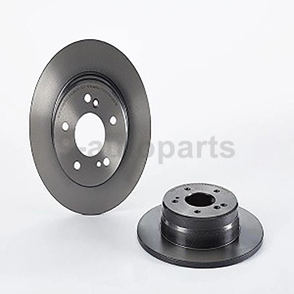 Rotores de freno de disco delanteros traseros Brembo OE para Mercedes-Benz C280 1997 Foto 3 de 4