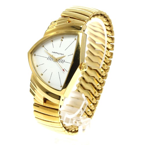 HAMILTON Ventura H243010 Bracciale Prolunga Quadrante Argento Quarzo Uomo_898921 - Foto 3 di 7
