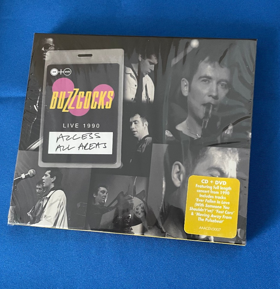 BUZZCOCKS - ACCESS ALL AREAS - LIVE 1990 -CD+DVD **NEW STIIL SHRINK WRAPPED **
