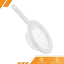 9"x6" Food Filter Strainer 450 Mesh Filters Strainer Fine Mesh Sieve White