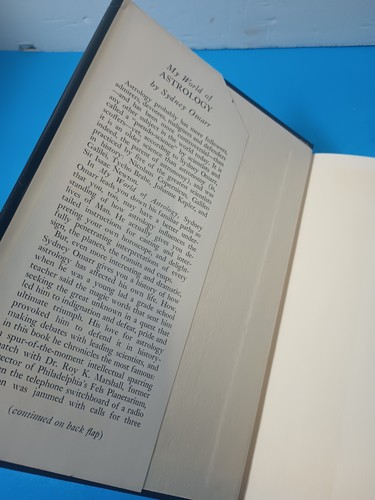 Sydney Omarr / MY WORLD OF ASTROLOGY 1965 inkl. DJ sehr guter Zustand ohne Spuren - Bild 6 von 12