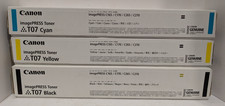 Canon Genuine imagePRESS T07 Toner Bundle for C170, C165, C262, C270