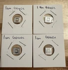 (4) Geiger 1 Gram .999 Silver Bars