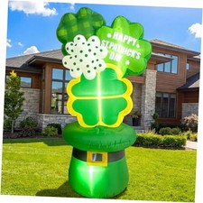 6FT St Patricks Day Inflatables Outdoor Decorations, St. Patrick's Day Blow