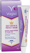 Vagisil Daily Soothe and Protect Cream For Women, Sensitive Skin With Natural