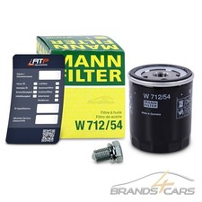 MANN ÖLFILTER+ÖLABLASS-SCHRAUBE FÜR SEAT AROSA 6H 1.0