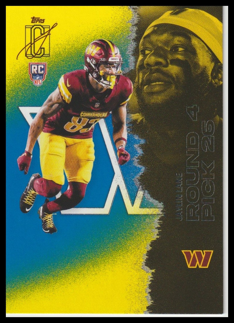 2025 Topps Signature Class #231 Jaylin Lane Blue & Yellow