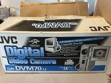 JVC GR-DVM70U MiniDV Digital Video Camera w/ Box Manuals Remote AS-IS Repair
