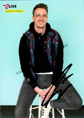 Original Autogramm Markus Fröhle WDR1 Live /// Autograph signiert signed signee