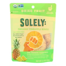 Ananas Secs Bio 3,5 Oz (Caisse De 6) Par Solely